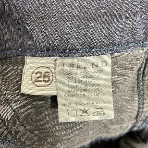 J BRAND Jeans Blue Denim Skinny Distressing Size 26 - Picture 8 of 11